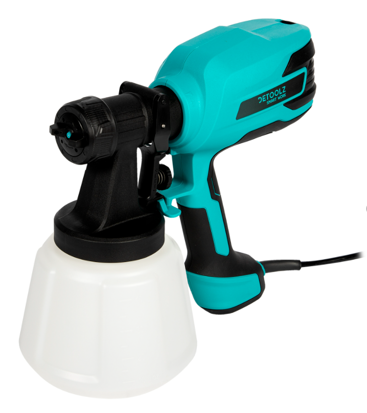 Pistol electric de vopsit DETOOLZ 350W 1000 ml/min